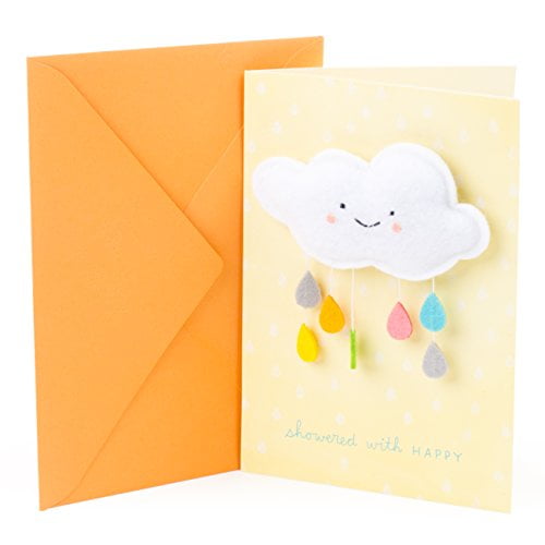 Hallmark Signature New Baby Greeting Card, Happy Cloud