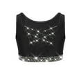 thumbnail image 2 of Yhong Débardeurs de Danse Sans Manches pour Filles, Chemise de Rue Hip Hop Performance Noir 16, 2 of 5