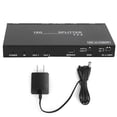 thumbnail image 1 of HDM Splitter,B12SA Black 1×2 HDMI Splitter HDMI Splitterwith Scaler Rugged and Tough, 1 of 9