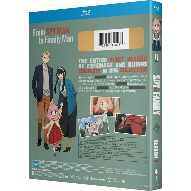 SPY×FAMILY シーズン1～3 Blu-ray Box Spy X Family - Season 1 (Blu-ray) Walmart Exclusive
