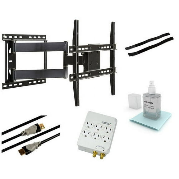 Full Motion Wall Mount Kit for 37" to 64" Flat Panel TVs