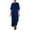 Blue, variant on Efsteb Cocktail Dresses For Women Elegant Velvet Maxi Dress for Women Crewneck Half Sleeve Loose Wedding Guest Formal Evening Party Dresses (Blue,XL)