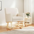 thumbnail image 2 of Costway Fauteuil Berçant Rembourré avec Dossier Élargi Housse de Coussin de Siège Lavable à la Machine, 2 of 9