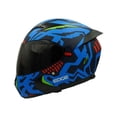 thumbnail image 1 of Casco Para Moto Edge Abatible Azul Mate Certificado L, 1 of 4
