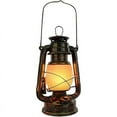 thumbnail image 1 of Lantern Vintage Lamp Hurricane Table Lamp Wireless Rechargeable LED Night Flame Outdoor Lamp Retro Dimmable Camping Lamp with Charger, 3 Lighting Mode, 1 of 5