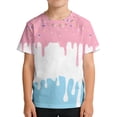 thumbnail image 4 of SUYIDA Boys Summer Short Sleeve Toddler Oversized Tshirt , Toddler Boy Animal Print Shirt,Boys Cartoon Graphic Short Sleeve Crew Neck Tee Soft Casual Comfortable, 4 of 5