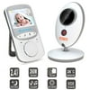 Fitnate Wireless Video Baby Monitor with Digital Camera, Night Vision Temperature Monitoring & 2 Way Talkback System, Built-in Remote Lullabies,