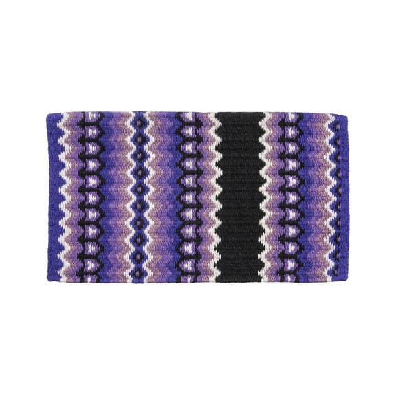 Tough 1 Western Saddle Blanket Tucson Wool 34" x 40" Purple 35-9340