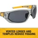 thumbnail image 3 of Gafas protectoras DEWALT DPG112 con marco completo y lente transparente, 3 of 6