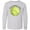 AC-Heather Grey, variant on Inktastic Future Tennis Star- Cute Tennis Ball Long Sleeve Youth T-Shirt