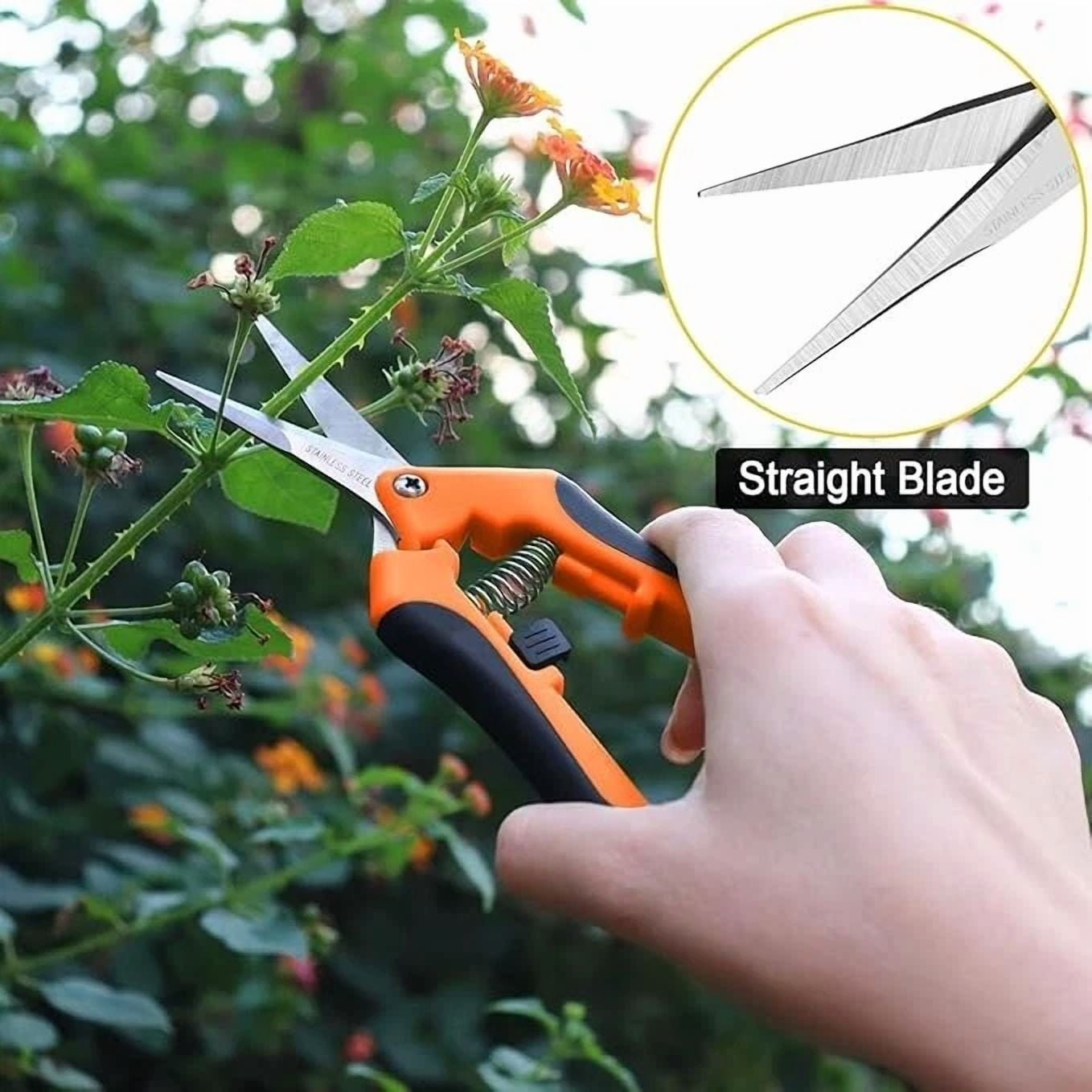 PURELY- Pruning Shears, Garden Shears,6.5 Inch Gardening Scissors Hand Pruner
