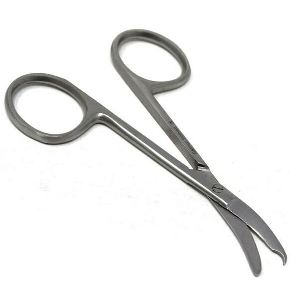 Suture Stitch Scissors for Delicate Suture Removal One Small Hook