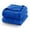 Cobalt Blue, variant on Exclusivo Mezcla Plush Fuzzy Large Fleece Throw Blanket (50" x 70", Light Blue)- Soft, Warm and Lightweight