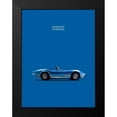 thumbnail image 2 of Rogan, Mark 12x14 Black Modern Framed Museum Art Print Titled - Corvette Stingray Blue, 2 of 5