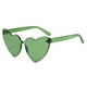 thumbnail image 2 of de montura en corazón para mujer Verde SM SunniMix Gafas de sol en forma de corazón, 2 of 7