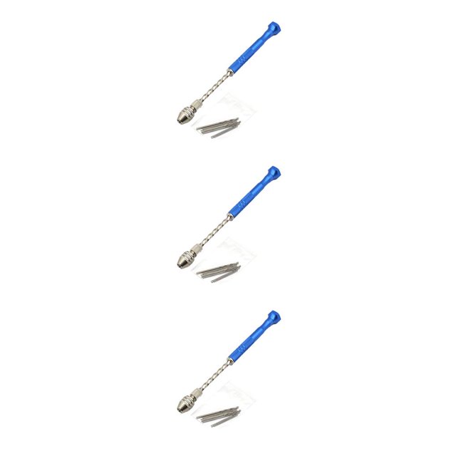 QualitChoice Kit d'Outils Manuels Précis Multifonction pour Perceuse Micro Twist, Taille Compacte, Rotation Automatique, Porte-Clés en Résine et Plastique Type 3 3Ensemble
