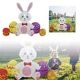 thumbnail image 3 of MANGWANG Easter Inflatable Decoration Luminous Inflatable Easter Egg Bunny Inflatable Model Holiday Outdoor Garden Decoration Ornaments Outdoor Garden Decoration Event Tent Party Dresses for Girls, 3 of 9