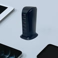 thumbnail image 5 of USB Charger, 20W Fast Charging, 5 USB Ports Multi Interface Desktop Stand, Smart Charging Chip, Overvoltage Overcurrent Overcharge Short-Circuit Protection, ABS Fireproof Material, Compact Size, 5 of 7