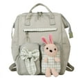 thumbnail image 7 of Lightweight Junior School Bag Women's Large Capacity Backpack Cartoon Cute Rabbit Backpack Travel Backpack, 7 of 7