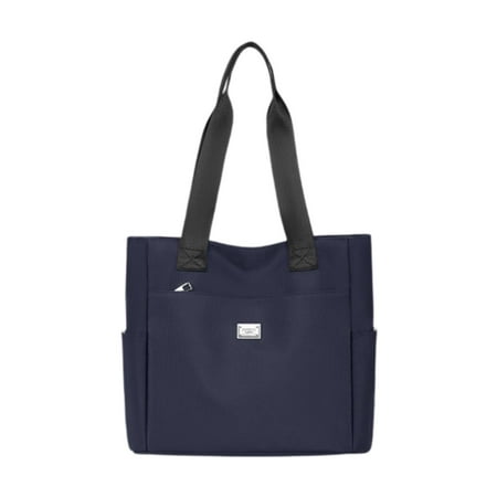 yotijay Tote Bag for Women Travel Purse Casual Top Handle for Dating Vacation Travel Dark Blue