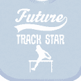 thumbnail image 4 of Inktastic Future Track Star Girls Sports Girls Baby Bib, 4 of 4
