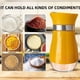 thumbnail image 4 of Mejor juego de botellas de vidrio recargables para especias con tapas y estante de acero inoxidable para cocina, camping y autocaravana, 4 of 6