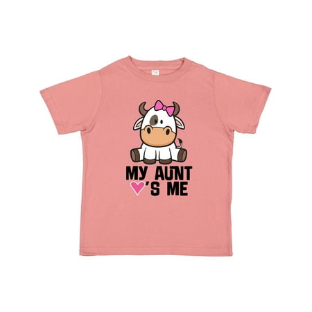 

Inktastic My Aunt Loves Me Girl Cow Girls Toddler T-Shirt