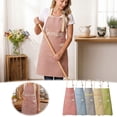 thumbnail image 2 of ZZHZGZ Sale Items on Clearance Day Aprons Custom Embroidered Name Aprons for and Children Hand Striped Kitchen Cooking Aprons Unique for Grandmothers/ From D, 2 of 6