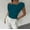 Blue26, variant on Zedker Women Off The Shoulder Top Summer Sleeveless Ruched Ribbed Asymmetrical Slim Fit Tops Blue Plus L