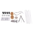 thumbnail image 2 of lionlar 25 Pcs / Ensemble Brosse Nettoyante Accessoire Métallique Brosse Support Équipement de Nettoyage Outil, 2 of 9