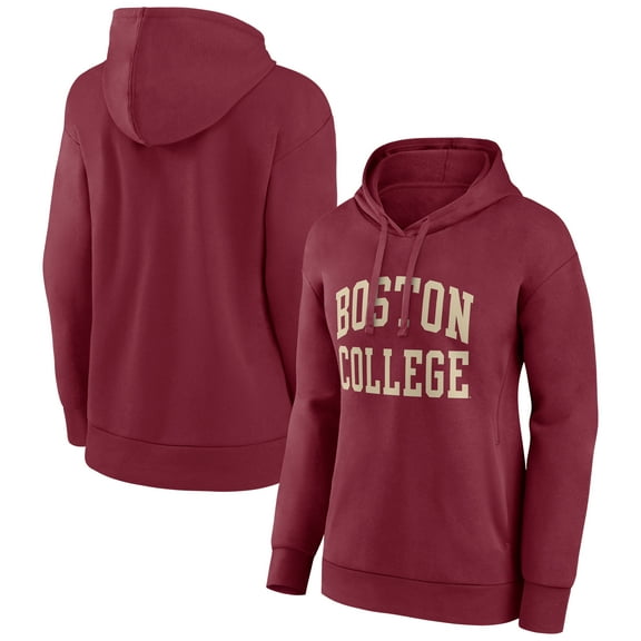 Women's Maroon Boston College Eagles Arch Pullover Hoodie