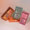thumbnail image 4 of Profusion Cosmetics Artistry On The Go Makeup Kit, 9 Shade Eyeshadow & 6 Shade Face Palettes with Brushes and Primers, Travel-Friendly & Vegan Beauty Set, In The City, 4 of 11