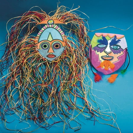 Tribal Mask Craft Kit (Pack of 24)