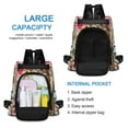 thumbnail image 5 of Roses Floral Birds Travel Laptops Backpack for Women Anti-theft Casual Work Bag Daypack Lightweight Laptop Bag, 5 of 7