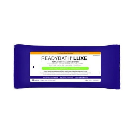 Medline ReadyBath LUXE Total Body Cleansing Heavyweight Washcloths MSC095100