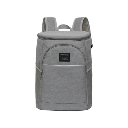 

NUOLUX 26x19cm Waterproof Picnic Backpack Red Wine Package High Capacity Bag Size 18L (Light Grey)