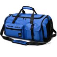 thumbnail image 1 of Bolsa de deporte con compartimento para zapatos y compartimento para artículos húmedos y secos, bolsa de natación, bolsa de viaje----Azul, 1 of 4