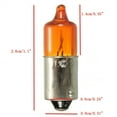 thumbnail image 3 of MYG 4x Moto Mini Ampoules de Signalisation Halogène BA9S Base Ambre 12V 23W, 3 of 9