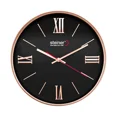 thumbnail image 1 of Reloj De Pared Elegante Steiner Análogo Números Romanos 30 cm Black & Rose Gold, 1 of 4