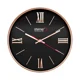 thumbnail image 1 of Reloj De Pared Elegante Steiner Análogo Números Romanos 30 cm Black & Rose Gold, 1 of 4