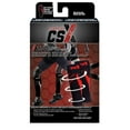 thumbnail image 2 of CSX Calf Sleeves, 15-20 mmHg Compression, Red on Black, Medium, 2 of 3