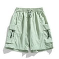 thumbnail image 2 of LEKDFST Women's Hiking Cargo Shorts Quick Dry Athletic Golf Shorts Lightweight Running Summer Casual Shorts Green XXXL, 2 of 4