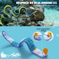 thumbnail image 6 of Nocciola No Stuffing Eel Crinkle Dog Squeaky Toys, Durable Dog Toys for Tug of War, Snuffle Dog Toys ,Tough Dog Toys for Small Medium Large Dogs & Aggressive Chewers, Blue Dog Toys to Keep Them Busy, 6 of 7