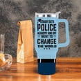 thumbnail image 2 of Police Academy Graduation Gifts Police Tumbler Coffee Mug 40oz Cup with Handle and Straw, 2 of 6