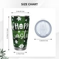 thumbnail image 4 of KLL Happy Easter Print 40oz Stainless Steel Insulated Car Cup with Spillproof Lid - Keep Your Drink Hot or Cold on the Go-Straw Three-piece Set, 4 of 8