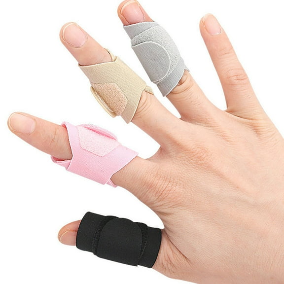 LOLIPPYY Finger Buddy Straps Durable Material for Health Care Adjustable Fit Assorted Color 4Pairs