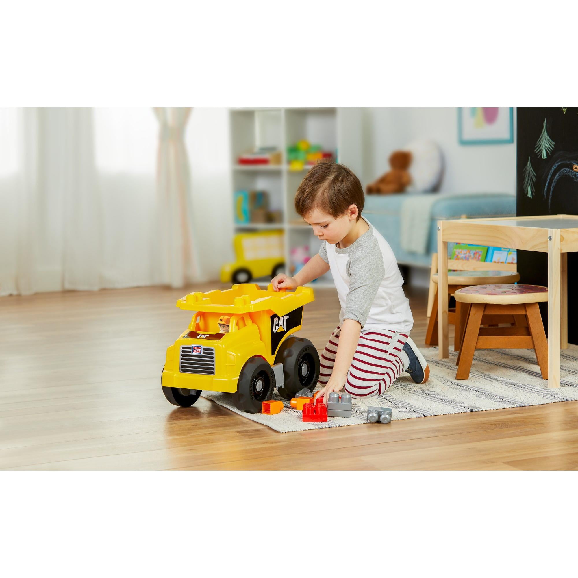 mega bloks cat large dump truck
