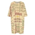 thumbnail image 4 of Jesus, Biblical References Sleepshirts For Sleeping Travels Loose Sleepdress Pajama Dress Soft Nightdress Sleepwear, 4 of 7