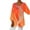 Orange, variant on ManxiVoo Women's Summer Tops V Neck Blouse Casual Short Sleeve Shimmer Vintage Digital Print Soft Comfortable Shirt For Leggings And Daily Wear L Size Blue