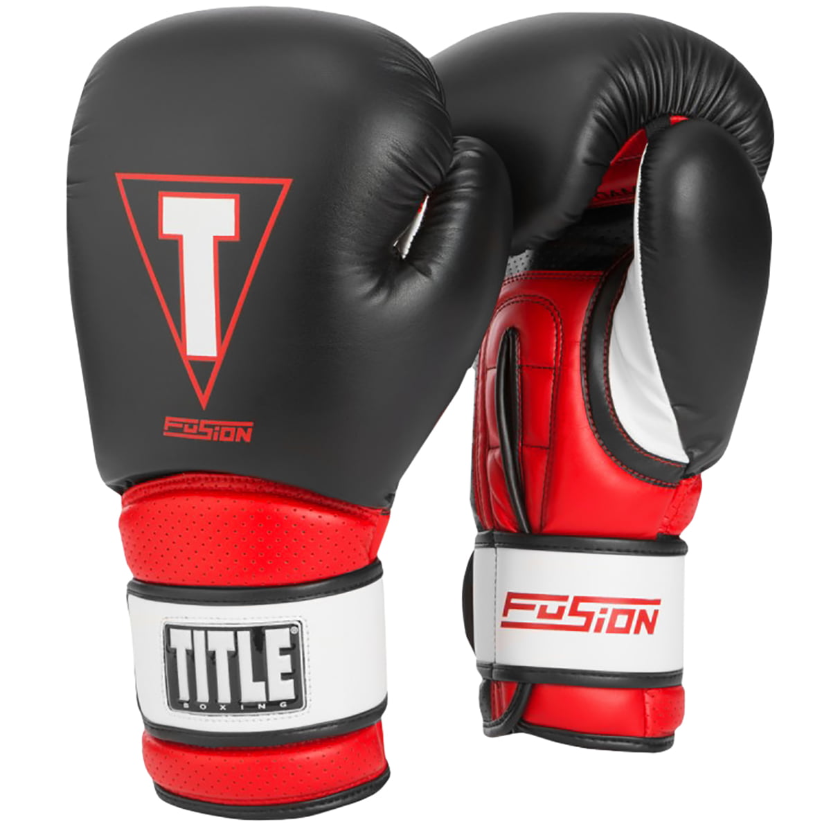 Title Boxing Kinetic Aerovent Palm Hook and Loop Training Gloves 